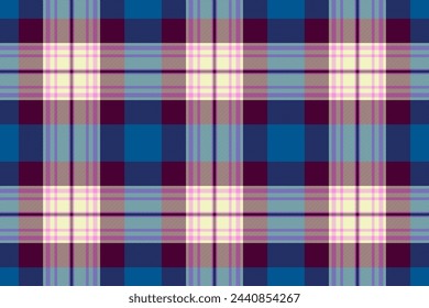 Vector de textura comercial a cuadros, intrincado tartán sin costuras. Tela textil de fondo de franela en colores oscuros y claros.