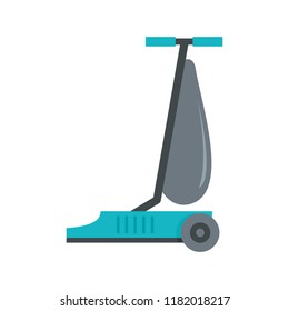 Commercial vacuum cleaner icon. Flat illustration of commercial vacuum cleaner vector icon for web design