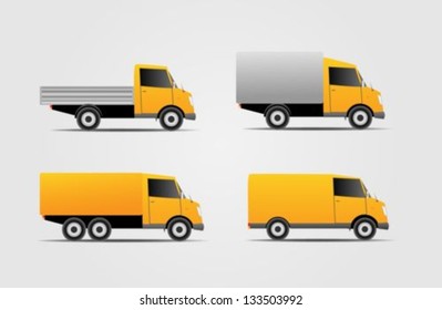 Commercial van icons