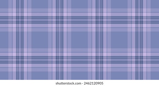 Commercial vector fabric textile, open tartan plaid check. Inspiration seamless pattern background texture in pastel and blue color.