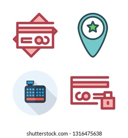 commercial vector icon set