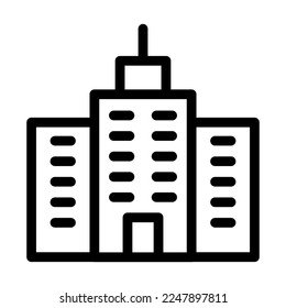 Diseño de iconos de línea de vector comercial