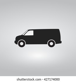 Commerciall Van Flat Icon