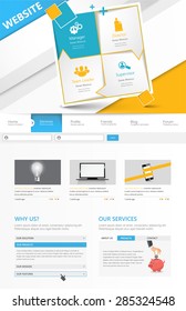 Commerical Website Template Design, 