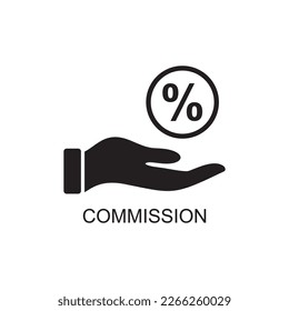 commision icon , business icon vector