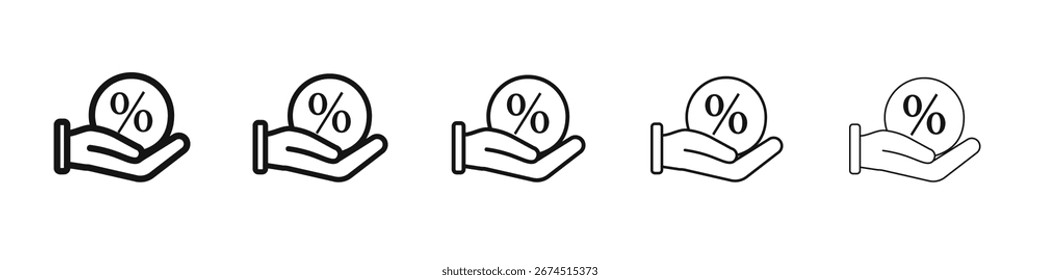 Diseño del icono de la comisión, logotipo, App, UI. Ilustración vectorial, EPS
