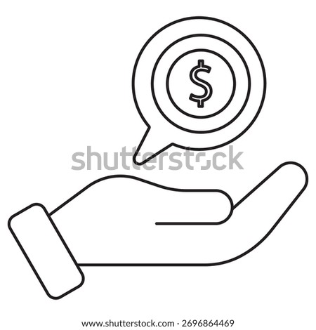 Commission Icon, Sales Commission, Performance, Agent Commission, Affiliate, Bonus, vector
