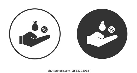 Ícone da Comissão, símbolo, pictograma Vetor. Ilustração de elemento simples.