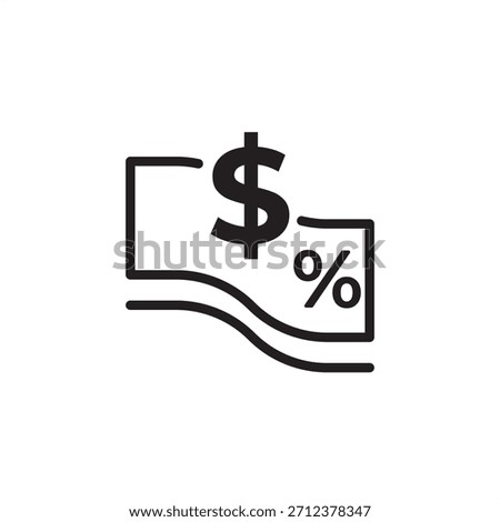 Commission icon symbolizing sales-based earnings, percentage compensation, and transaction fees, representing finance, sales incentives, employee rewards, brokerage, and performance pay.