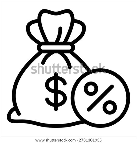 Commission Income Icon Element For Design