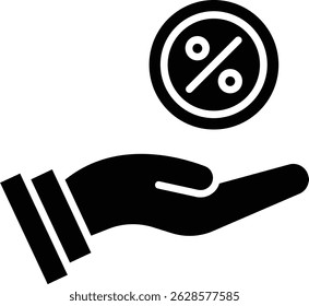 Icono del Vector de la Comisión. Se puede utilizar para aplicaciones de impresión, móviles y de Web.