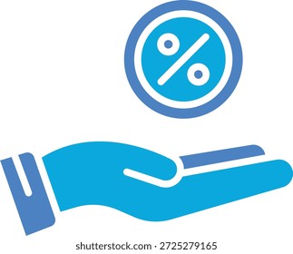Icono del Vector de la Comisión. Se puede utilizar para aplicaciones de impresión, móviles y de Web.