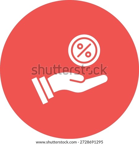 Commission vector icon. Can be used for printing, mobile and web applications.