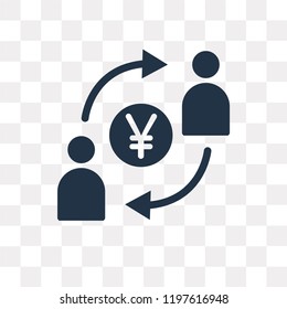 Commission vector icon isolated on transparent background, Commission transparency concept can be used web and mobile