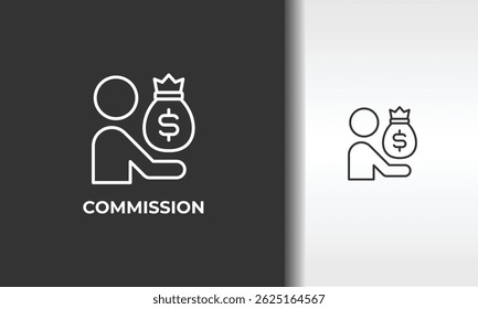 Commission Vector, Icon Or Logo Sign Isolated Symbol Illustration