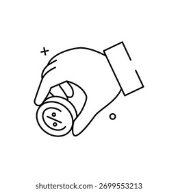 Ilustração de stock de ícone de vetor da Comissão
