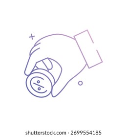 Ilustração de stock de ícone de vetor da Comissão