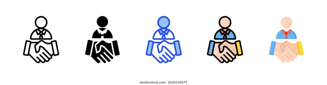Commitment Icon Collection With Multiple Styles