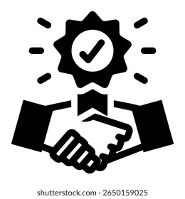 Commitment Icon Element For Design