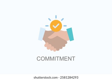 Commitment Icon Or Logo Isolated Illustration