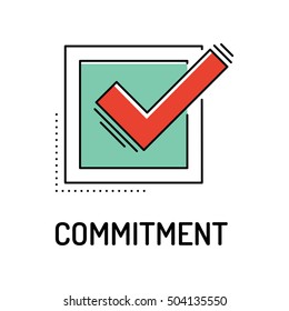 Commitment Line Icon