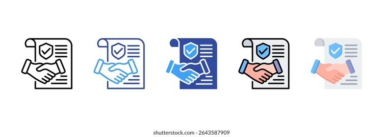 Commitment Multi Style Icon Set