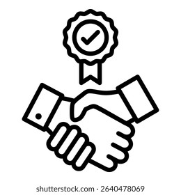 Commitment Simple Vector Icon Collection