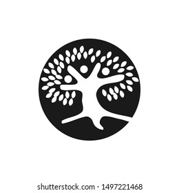Commitment Teamwork Together Black Business Logo Illustration Vector