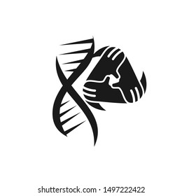 Commitment Teamwork Together Black Business Logo Illustration Vector
