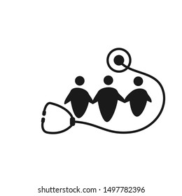 Commitment Teamwork Together Business Black Logo Illustration Vector