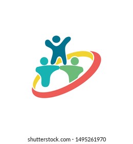 Commitment Teamwork Together Business Illustration Vector