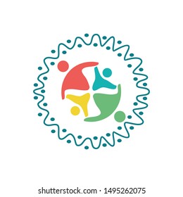 Commitment Teamwork Together Business Illustration Vector