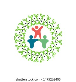 Commitment Teamwork Together Business Illustration Vector
