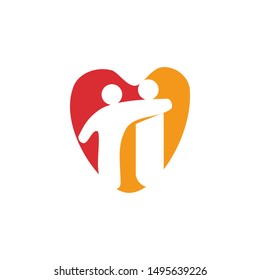 Commitment Teamwork Together Business Logo Illustration Vector