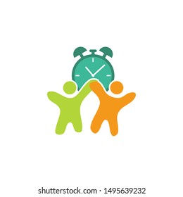 Commitment Teamwork Together Business Logo Illustration Vector
