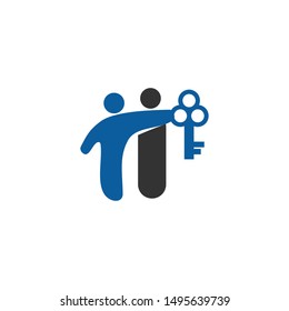 Commitment Teamwork Together Business Logo Illustration Vector