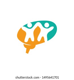 Commitment Teamwork Together Business Logo Illustration Vector