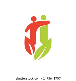 Commitment Teamwork Together Business Logo Illustration Vector