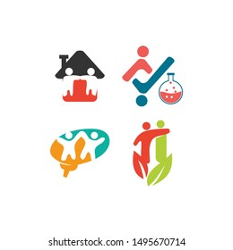 Commitment Teamwork Together Business Logo Illustration Vector