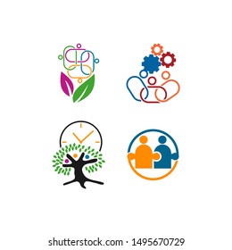 Commitment Teamwork Together Business Logo Illustration Vector