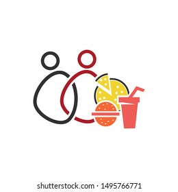 Commitment Teamwork Together Business Logo Illustration Vector