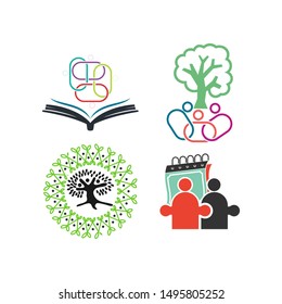 Commitment Teamwork Together Business Logo Illustration Vector