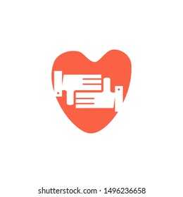 Commitment Teamwork Together Business Logo Illustration Vector