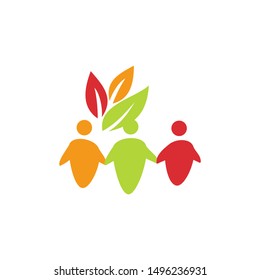 Commitment Teamwork Together Business Logo Illustration Vector