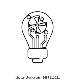 Commitment Teamwork Together Outline Business Logo Illustration Vector
