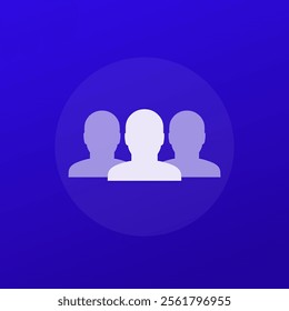 committee or council icon, transparent design