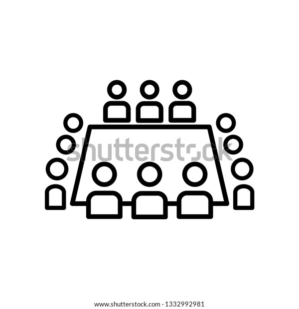 Committee Icon Template Stock Vector (Royalty Free) 1332992981