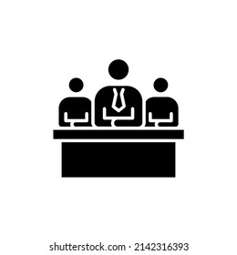 icono de comité en vector. logotipo