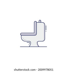 Icono de modo de comodo aislado en fondo blanco