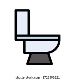 Kommode-Vektor-Flachfarbsymbol 